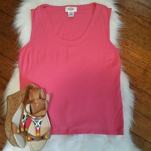 Talbots Coral Sleeveless Blouse